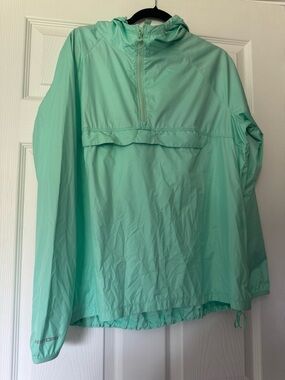 Under Armour Mint Green Hooded Windbreaker NWOT